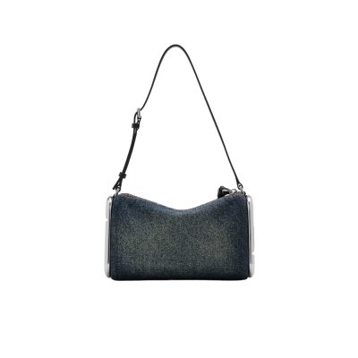 THE SCENE SMALL SHOULDER BAG IN DENIM